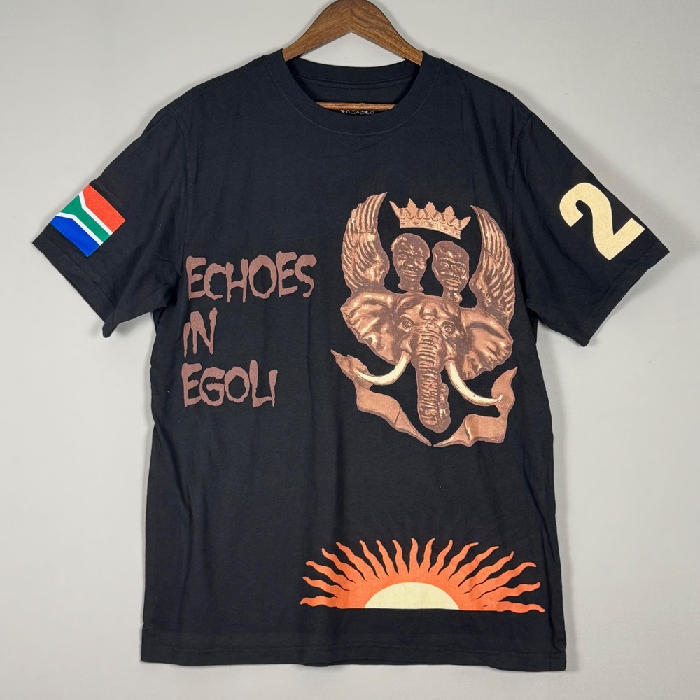 Travis Scott Circus Maximus Tour Mens L Black NWOT Echoes In Egoli South Africa